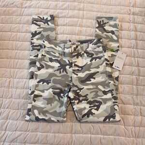 Sam Edelman Women's Camouflage Skinny Jeans - Green/Gray